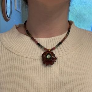 Third Eye Pinecones Mini Full necklace choker